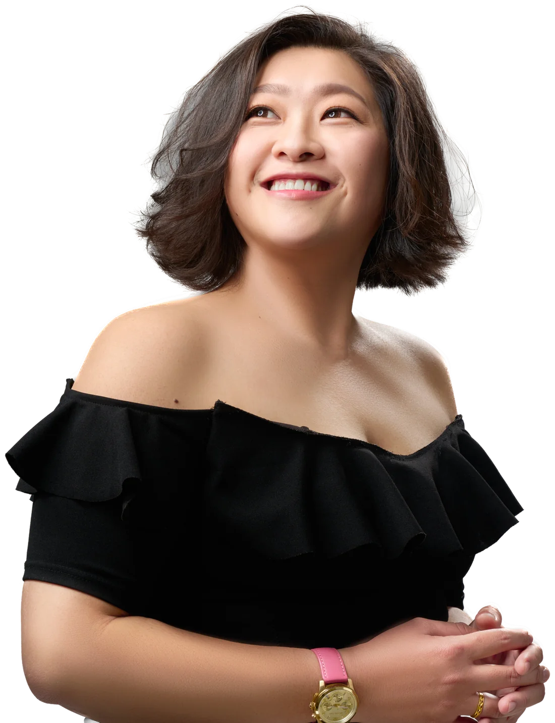 Maggie 瑪姬抬頭望向天空